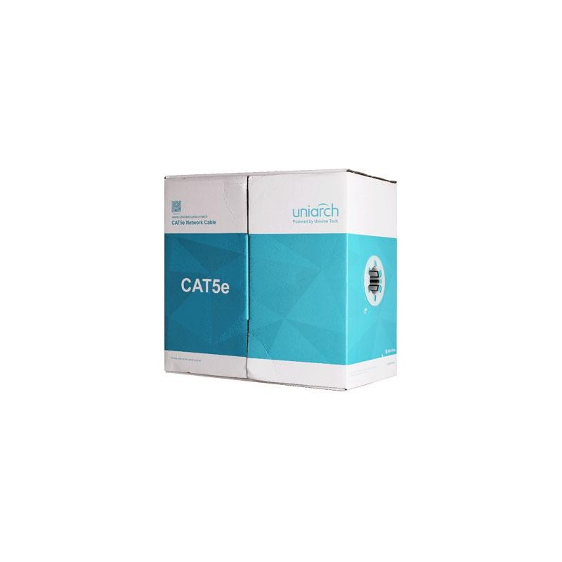 Cavo ethernet CAT5E UTP LSZH 8 fili 24AWG, Rame, 305metri