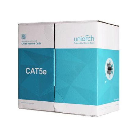 Cavo ethernet CAT5E UTP LSZH 8 fili 24AWG, Rame, 305metri