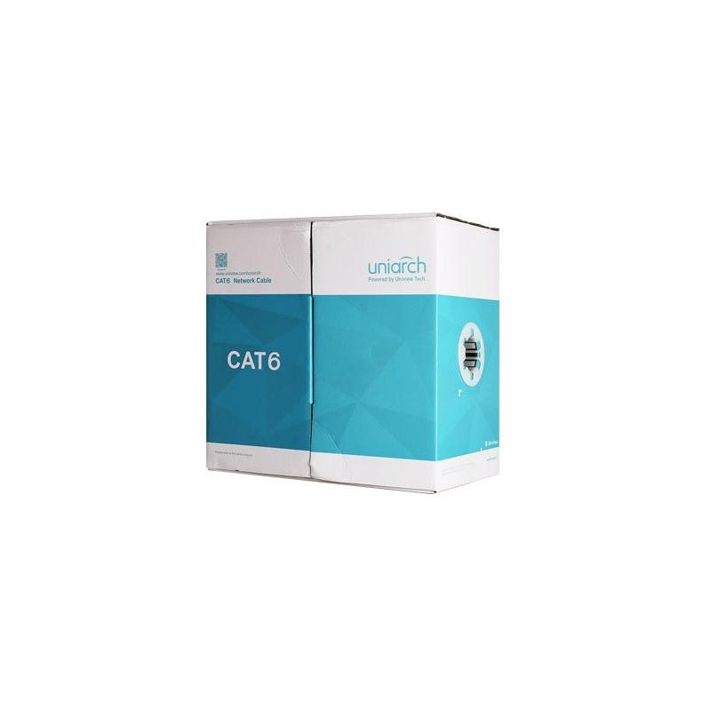 Cavo ethernet CAT6 UTP PVC 8 poli,CCA Rame Allumin.100metri