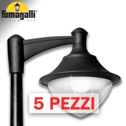 5x VIVI 400 NERO TRASP POWER LED E27 30W CCT SET