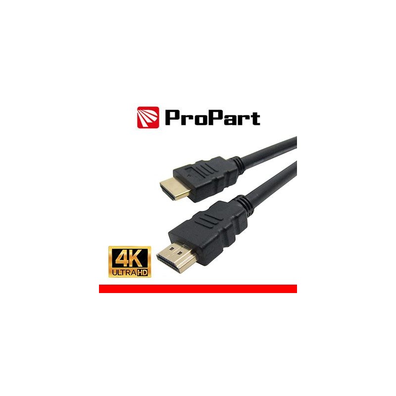 Cavo HDMI 2.0 High Speed 4K 3D con Ethernet 10m SP-SP NERO