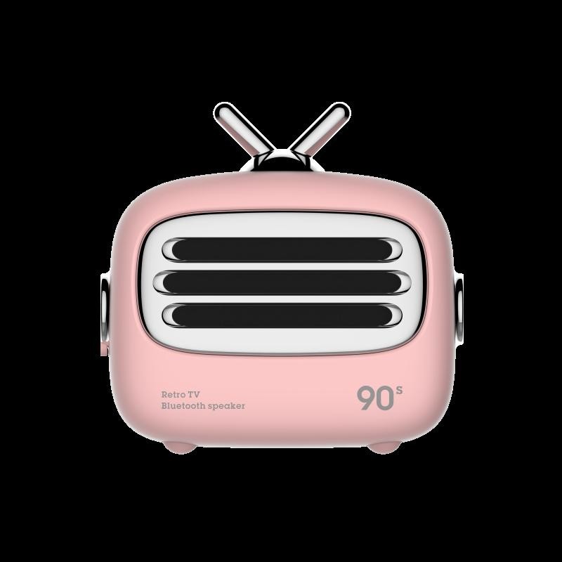 Mini altoparlante Bluetooth 4.2 vintage Rosa