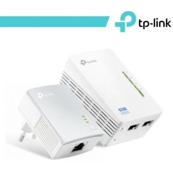 Kit 2 powerline WiFi 2.4 GHz AV600 2+1 porte LAN TL-WPA4220