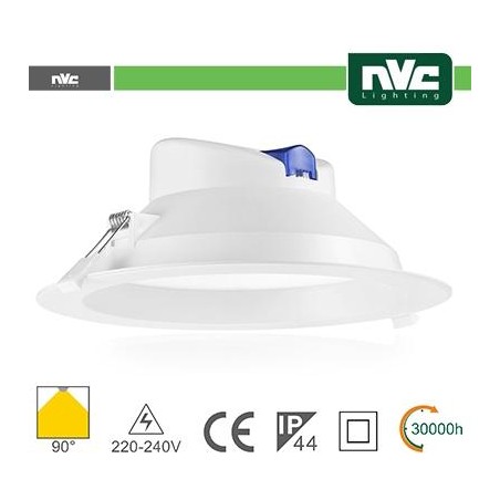 Downlight LED IP44 20W 3000K 1880LM 90º FORO:195-210mm