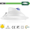 Downlight LED IP44 17W 3000K 1550LM 90º FORO:145-155mm