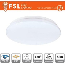 Plafoniera LED 18W 3000K 120° 33x5,5cm CRI80