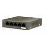 Switch Desktop 5 Porte 10/100 con 4 PoE 35W TEF1105P-4-38W