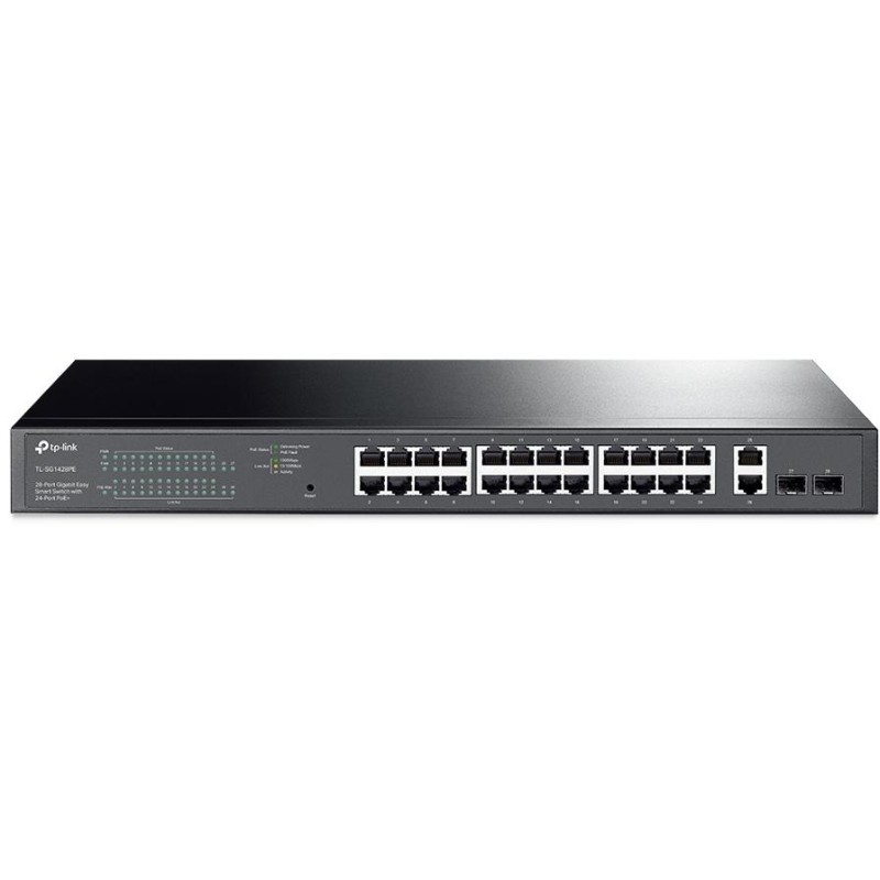 8-Port Gigabit Easy Smart PoE Switch with 24-Port PoE+