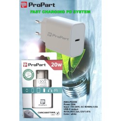 Caricabatteria 20 Watt PD presa USB-C Modello E693-PD20W