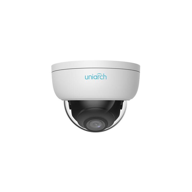 3MP Uniarch Minidome IPCamera, Ottica 4.0mm Ik10 Audio, no POE