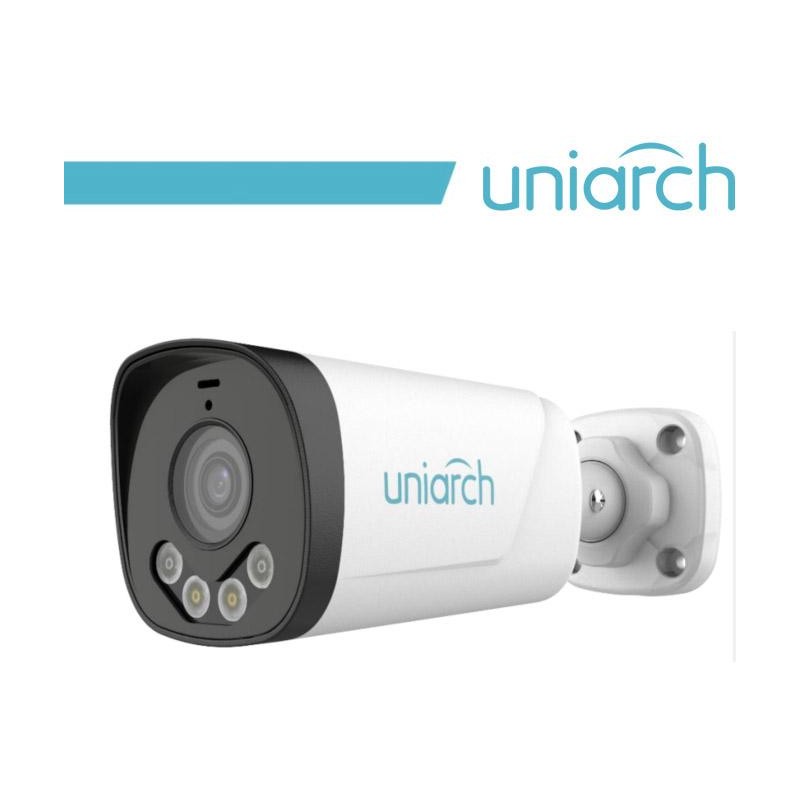 3MP Uniarch Bullet IPCamera,Ottica fissa 4.0mm, Dual Light