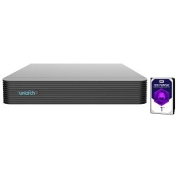 NVR Uniarch 16 Canali 8 Megapixel, senza PoE,1 HardDisk 1TB