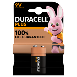 Batteria 9V Duracell PLUS...