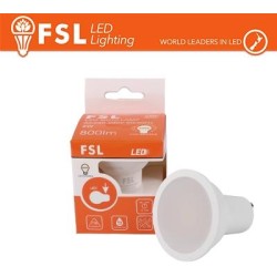 GU10 lampadina LED 8W alta luminosità - 3000K,  850lm, 100°